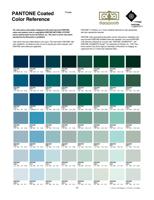 identified solid color standards Use current Page 14 (Page 14 / 19) PANTONE Coated Color Reference by PANTONE CALIBRATED Design