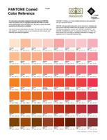 names and numbers from its copyrighted PANTONE MATCHING (Page 3 / 19) PANTONE Coated Color Reference by PANTONE CALIBRATED Design