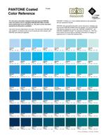to save space This chart shows PANTONE solid color (Page 7 / 19) PANTONE Coated Color Reference by PANTONE CALIBRATED Design