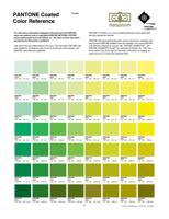 your colors using the exact PANTONE name within your (Page 9 / 19) PANTONE Coated Color Reference by PANTONE CALIBRATED Design