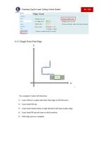 Single Point Find Edge For example if select left direction (Page 92 / 136) RAYCUT CypCut Laser Cutting Control Software Manual