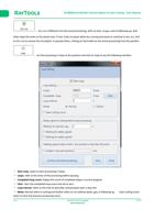 dry run is different from the actual processing with (Page 77 / 136) RAYCUT RayTools XC3000 Series Motion Control System of Laser Cutting User Manual
